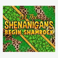 Let The Shenanigans Begin Shamrock Tumbler Urban Heavy Tee | Teevron