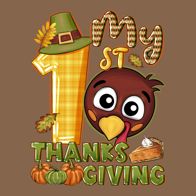 My 1st Thanksgiving With Turkey Premium Tee by NancyCooperArtShop | Teevron