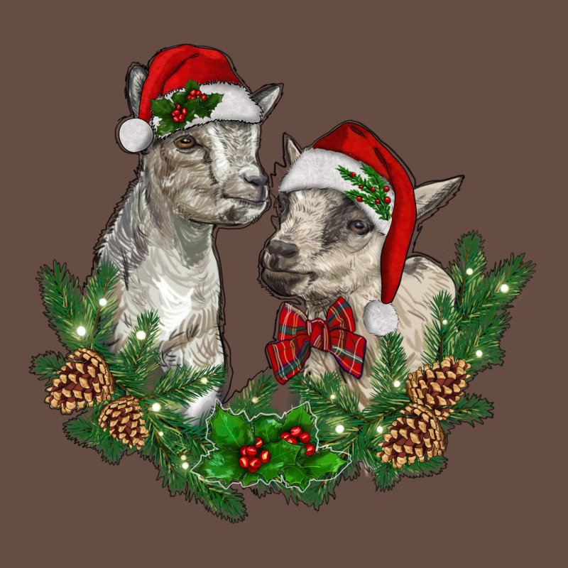 Christmas Baby Goats Long Sleeve Tee by RanaPortraitStore | Teevron