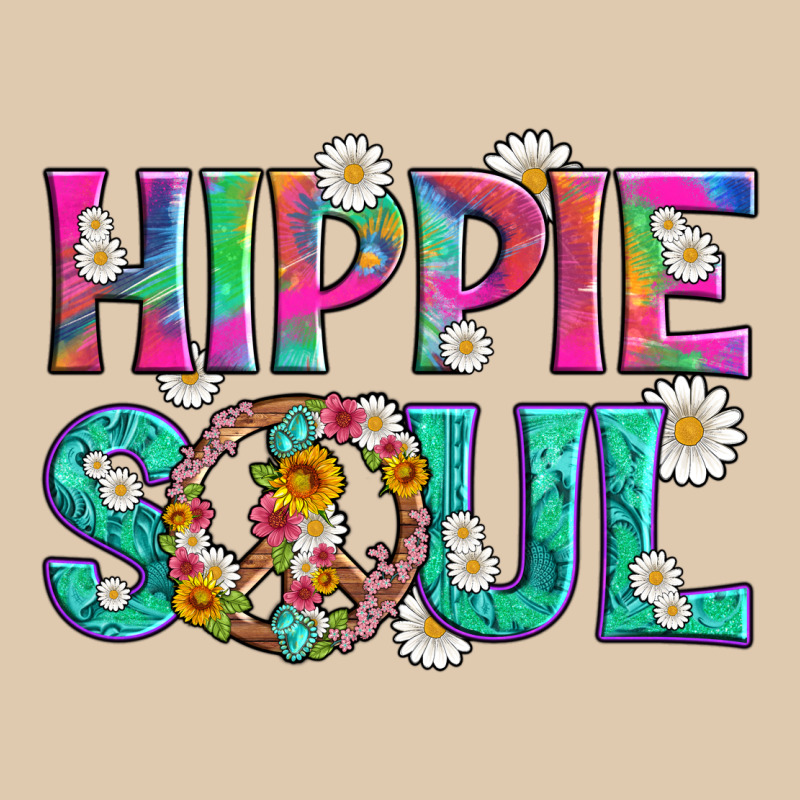 Hippie Soul With Tie Dye And Flowers Heavyweight Sweatshirt by Artiststas | Teevron