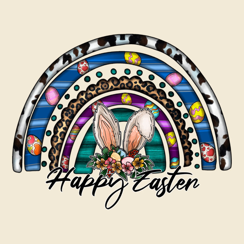 Happy Easter Rainbow Premium Hoodie by CowhideDigitalArt | Teevron