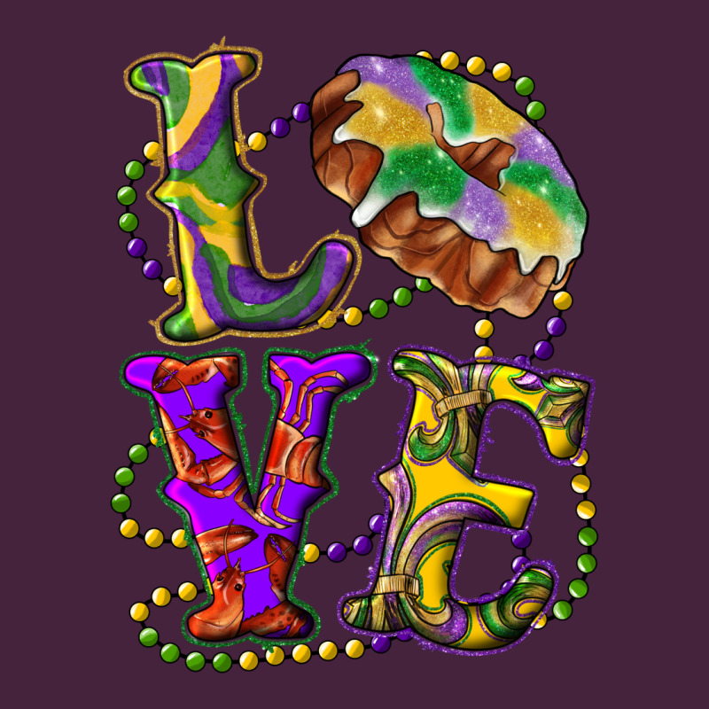 Mardi Gras Love With King Cake Premium Tee by RanaPortraitStore | Teevron