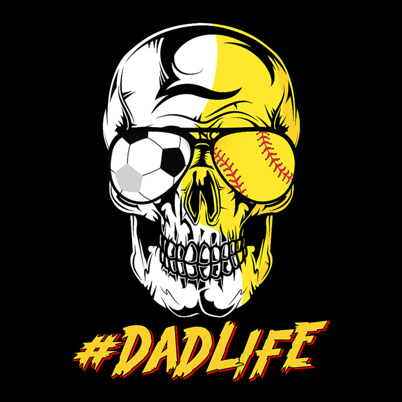 Dad Life Sugar Skull For Soccer Softball Halloween Costume Premium Sweatshirt by maiPhamDesign | Teevron