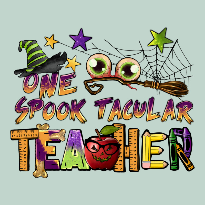 One Spook Tacular Teacher Zipper Hoodie by BarkalooDesign | Teevron