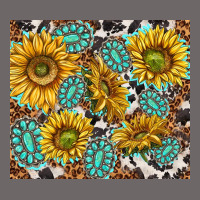 Turquoise Sunflowers With Gemstones Classic Tee | Teevron