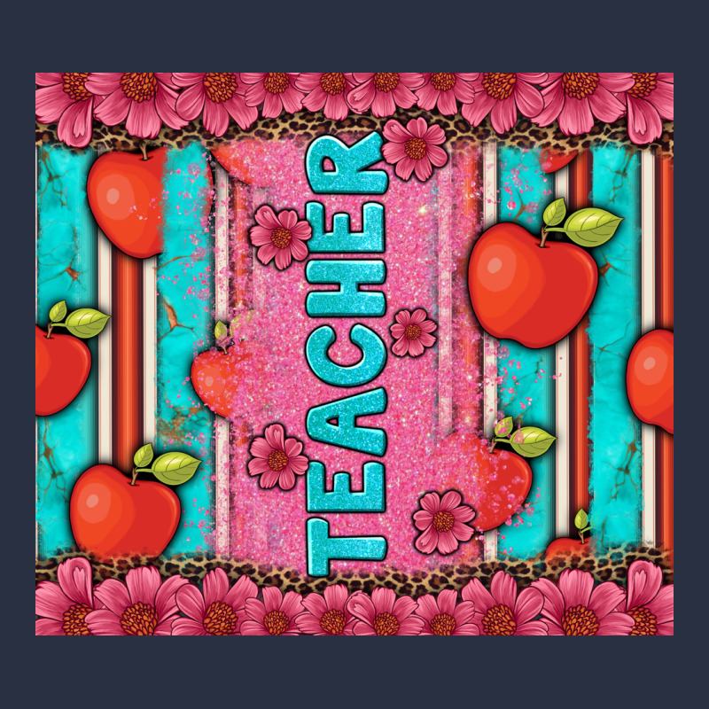 Teacher With  Flower Glitter And Serape Leopard Heavyweight Sweatshirt by Artiststas | Teevron