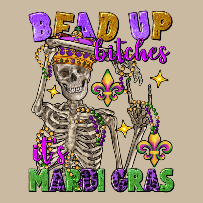 Bead Up Bitches It's Mardi Gras Skeleton Long Sleeve Tee by FaDigitalArtStudio | Teevron