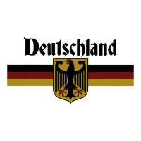 DEUTSCHLAND Germany Flag Coat of Arms Eagle Banner Vintage , best gift | Teevron