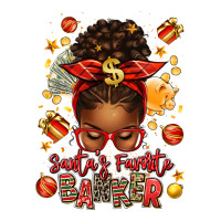 santa favorite banker afro messy bun | Teevron