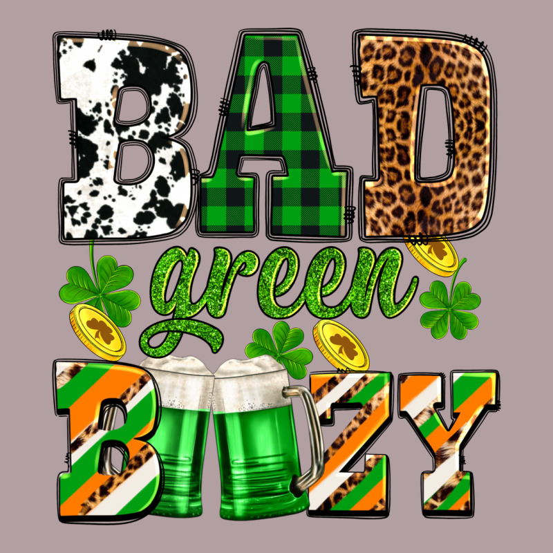 St. Patrick's Bad Green Boozy Vintage Hoodie by OliviaCreatesArt | Teevron