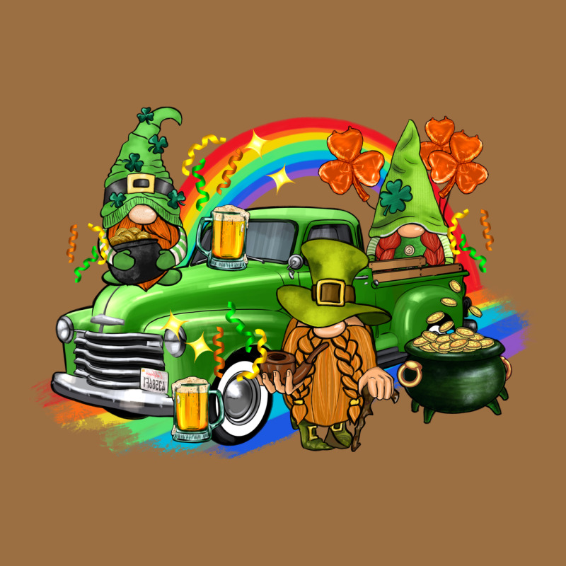 St. Patrick's Day Truck With Gnomies Vintage Tee by CowGirlArtShop | Teevron