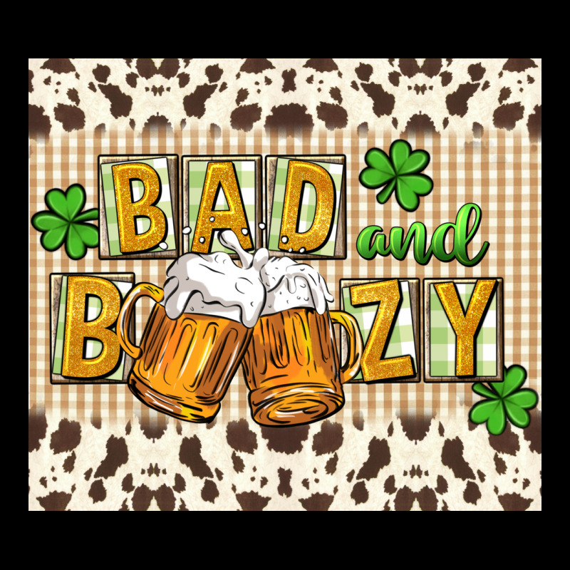 Bad And Boozy Urban Heavy Tee by CowGirlArtShop | Teevron