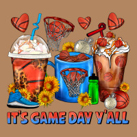 It's Game Day Y'all Basketball Coffee Cups Long Sleeve Tee | Teevron