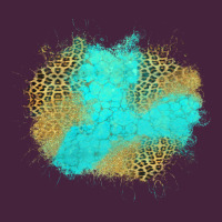 Turquoise Leopard Patch Premium Tee | Teevron