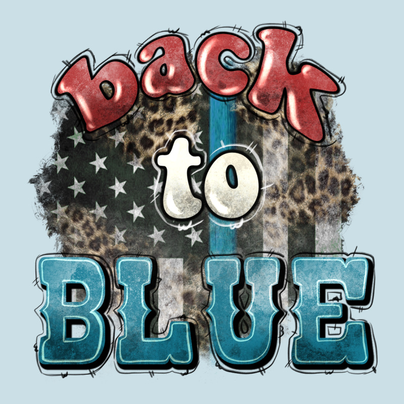 Back To Blue 4th Of July Ladies Tee by HowdyJamesFarm | Teevron
