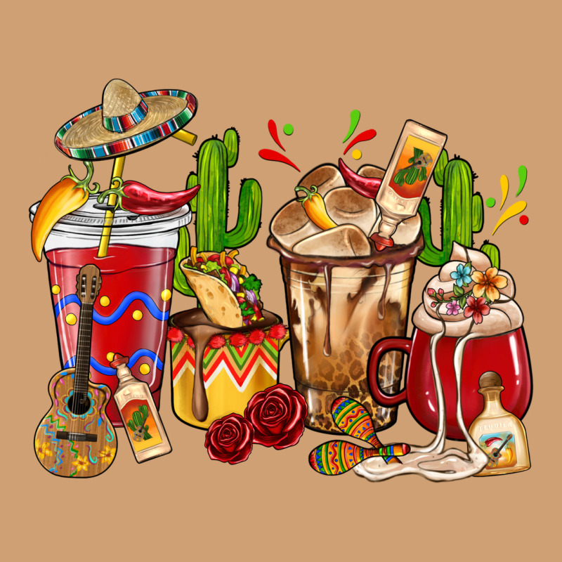 Cino De Mayo Coffee Cups Mexico Vintage Tee by HowdyJamesFarm | Teevron