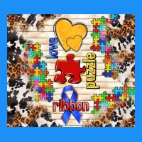 Love Puzzle Ribbon Classic Tee | Teevron