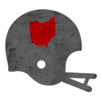 Vintage Ohio Football Helmet State Outline , best gift, costume, hallo | Teevron