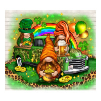 st patricks day gnomies with truck | Teevron