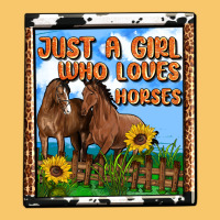 Western Just A Girl Who Loves Horses Vintage Hoodie | Teevron