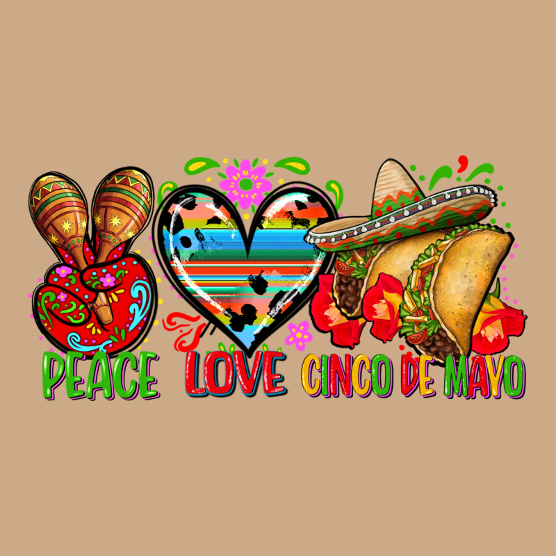 Peace Love Cinco De Mayo Vintage Hoodie by FaDigitalArtStudio | Teevron