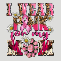 I Wear Pink For My Mom Zipper Hoodie | Teevron