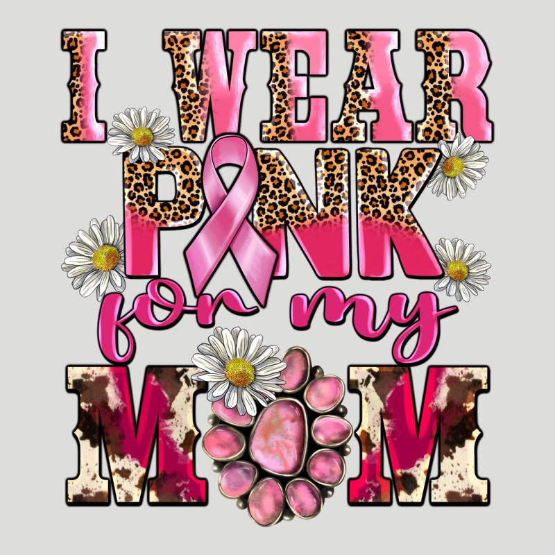 I Wear Pink For My Mom Zipper Hoodie by BarkalooDesign | Teevron