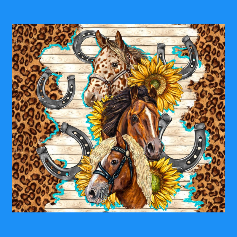 Horses With Sunflowers Classic Tee by TumblerDesignByShophia | Teevron