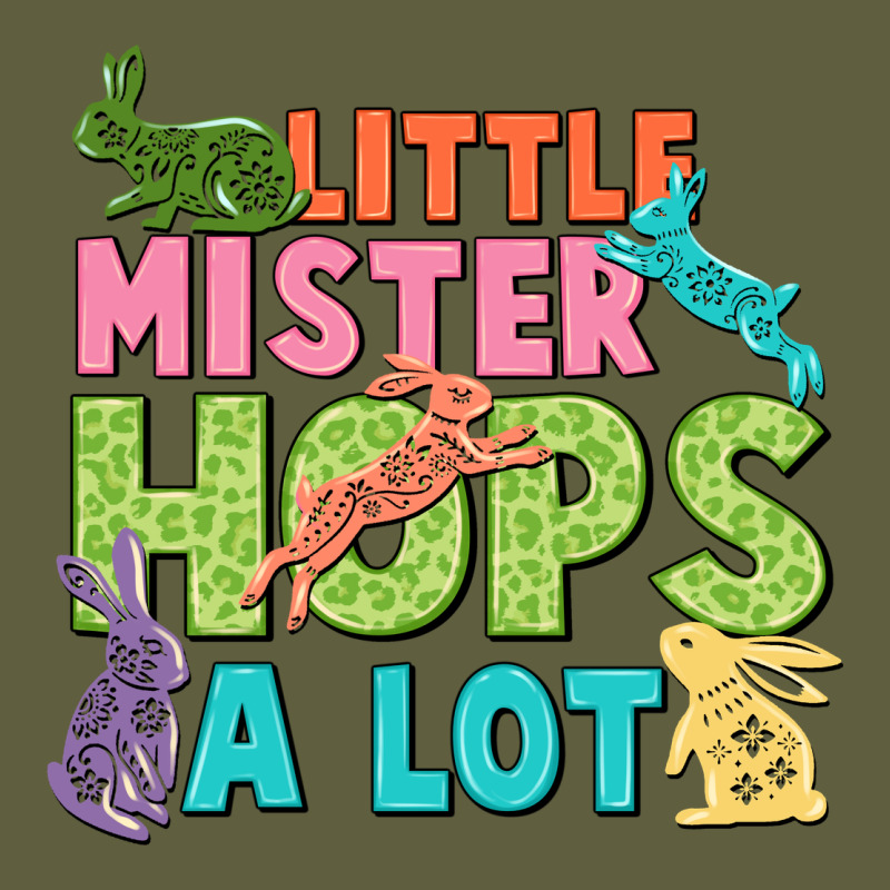 Little Mister Hops A Lot Easter Day Vintage Tee by CowGirlArtShop | Teevron