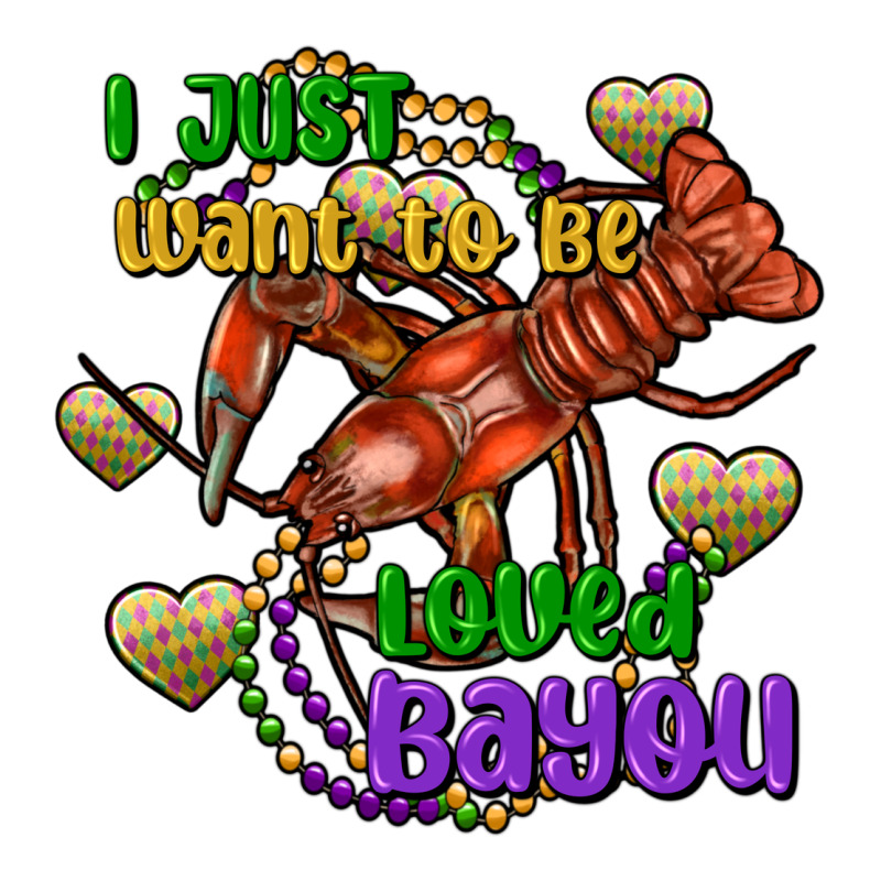 Crawfish I Just Want To Be Loved Bayou Long Sleeve Tee by FaDigitalArtStudio | Teevron