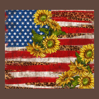 American Flag Sunflowers With Leopard Classic Tee | Teevron