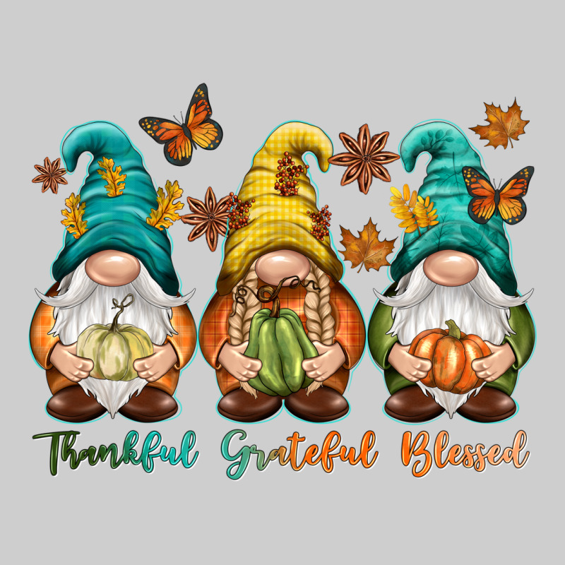 Thankful Grateful Blessed Premium Tee by NancyCooperArtShop | Teevron
