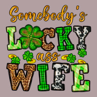 St. Patrick's Somebody’s Lucky Ass Wife Vintage Hoodie | Teevron