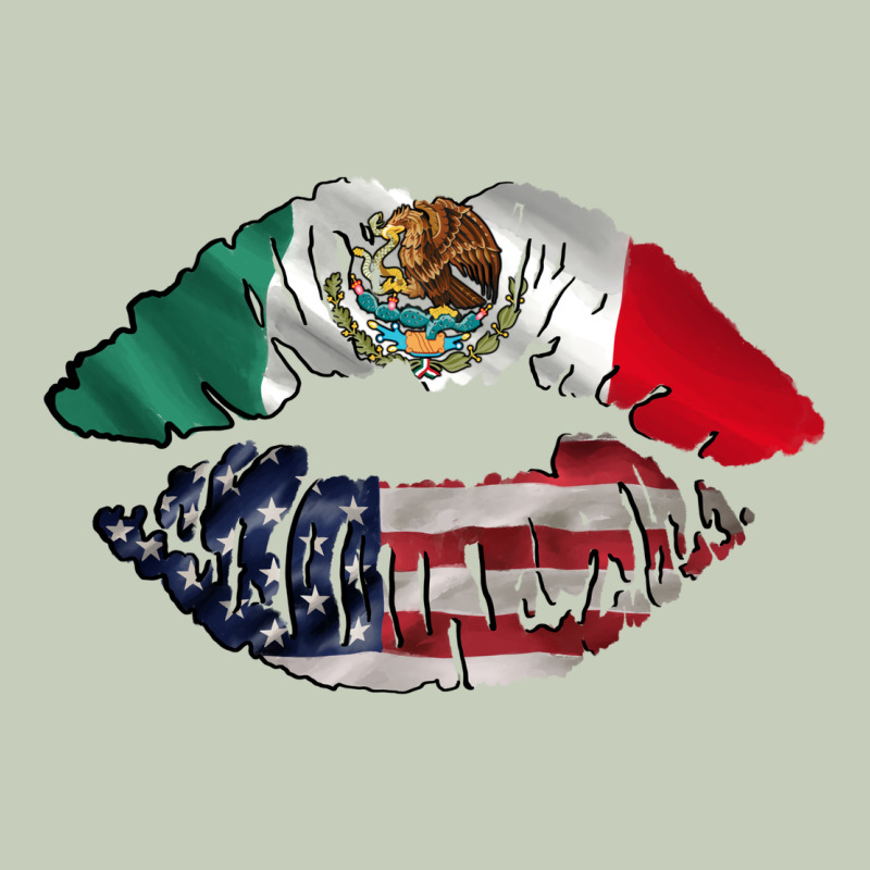 Mexico Usa Lips Ladies Tee by TumblerDesignByShophia | Teevron