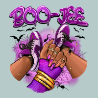 Boo-jee Halloween Afro Sneakers Heavy Core Tee | Teevron