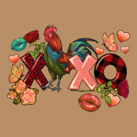 Rooster Valentine's Day Xoxo Vintage Hoodie | Teevron