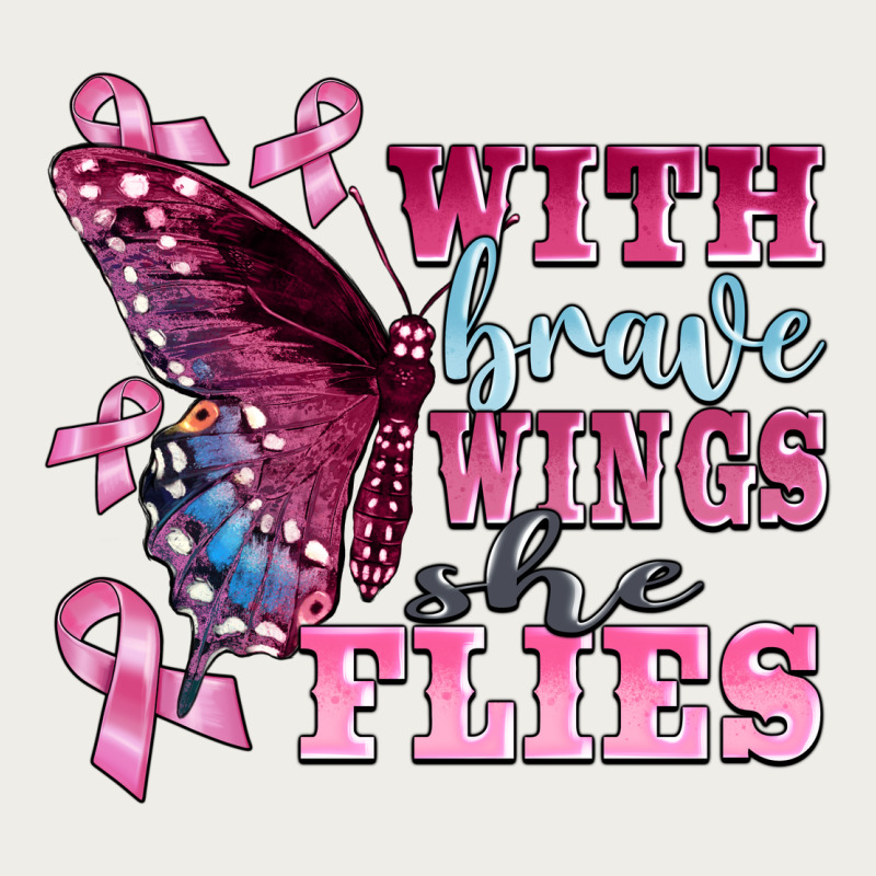With Brave Wings She Flies Zipper Hoodie by BarkalooDesign | Teevron