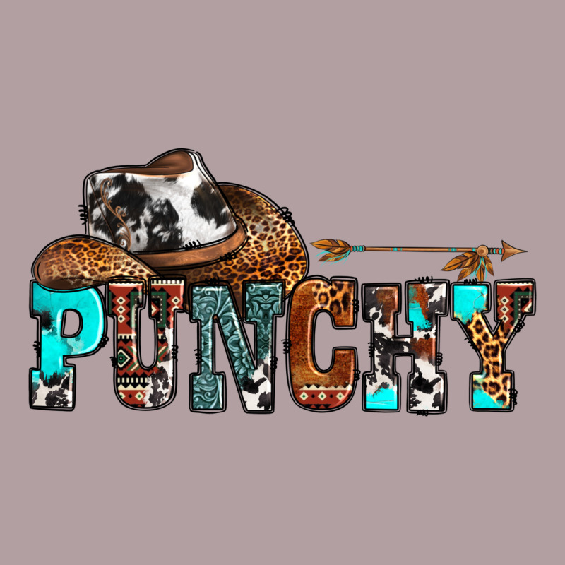 Western Cowboy Hat Punchy Vintage Hoodie by OliviaCreatesArt | Teevron