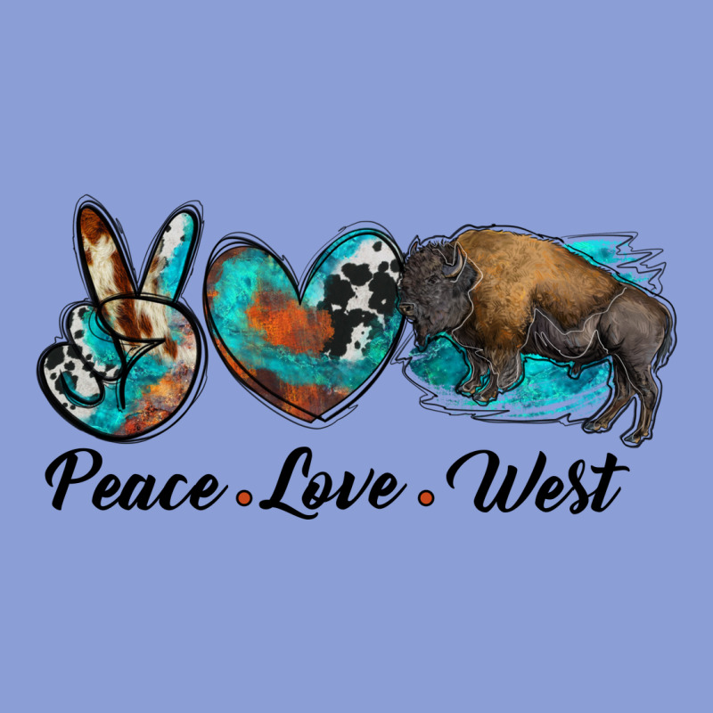 Peace Love West Bison Long Sleeve Tee by RanaPortraitStore | Teevron