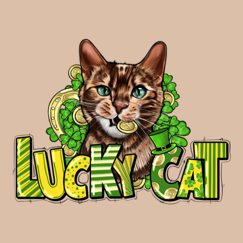 Lucky Cat St. Patrick's Urban Heavy Tee by HowdyJamesFarm | Teevron