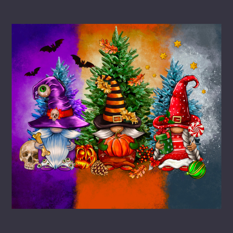 Halloween Gnomes Vintage Hoodie by FaDigitalArtStudio | Teevron