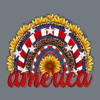 America Sunflower Rainbow Heavyweight Sweatshirt | Teevron