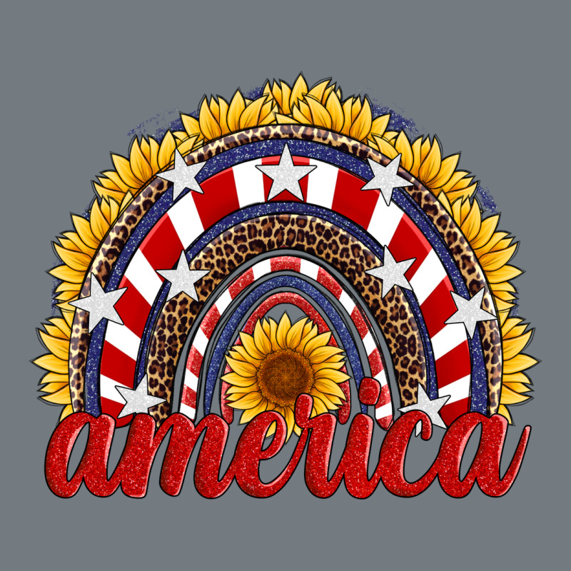 America Sunflower Rainbow Heavyweight Sweatshirt by Artiststas | Teevron