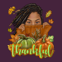 Thankful Fall With Black Girl Premium Tee | Teevron