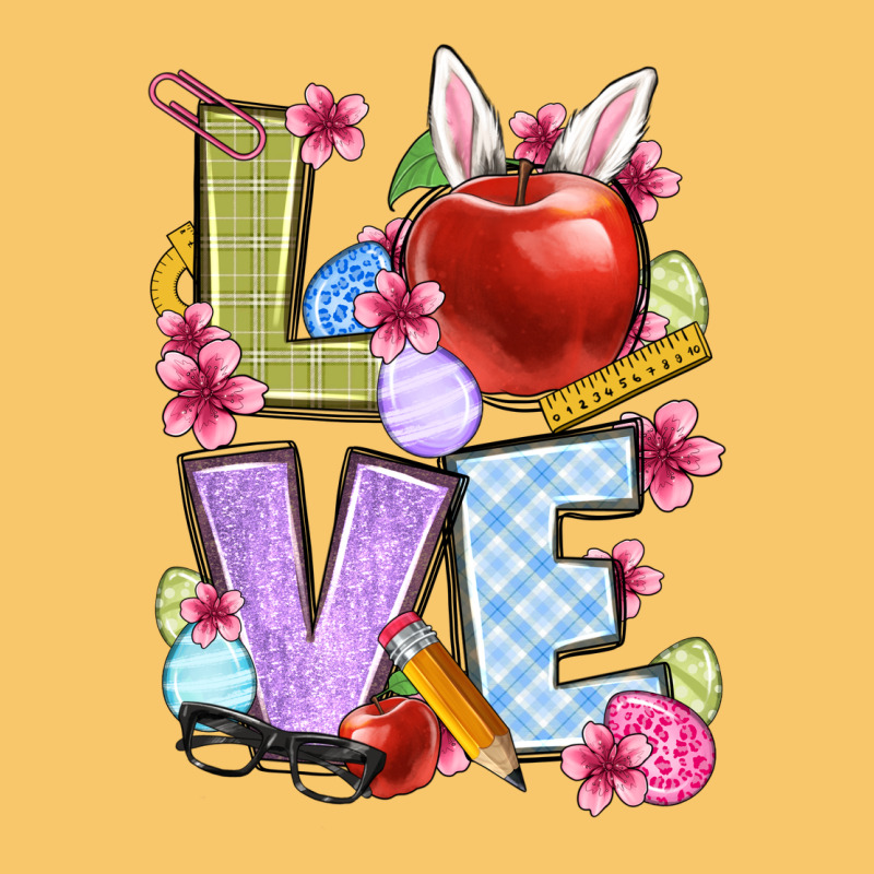 Easter Love Teacher Vintage Hoodie by OliviaCreatesArt | Teevron