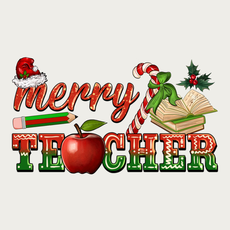 Merry Teacher Zipper Hoodie by BarkalooDesign | Teevron