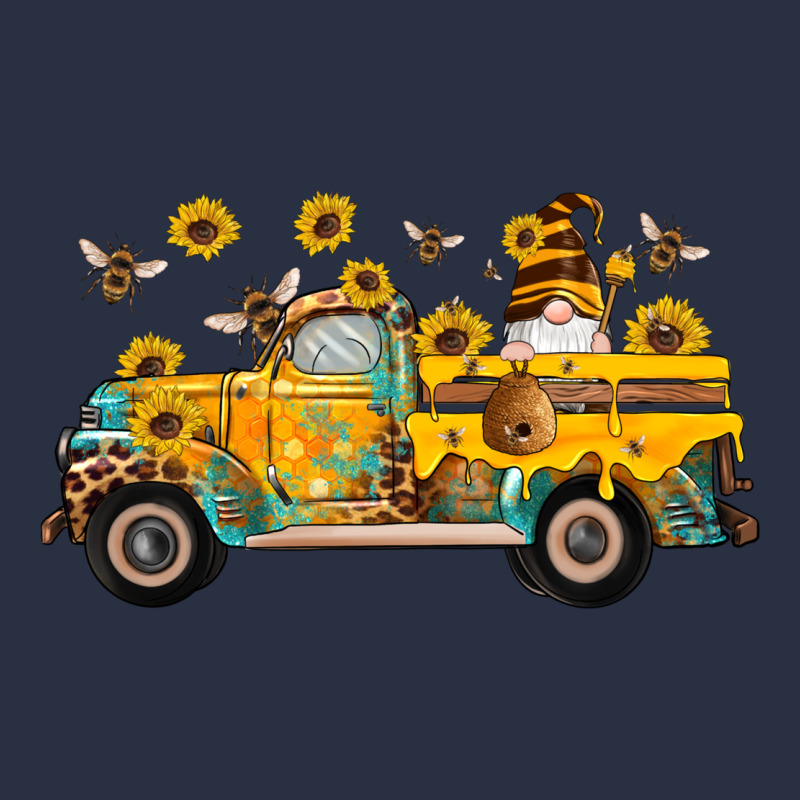 Western Bee Gnomes Truck Sunflowers Honeycomb Beehive Honey Turquoise Heavyweight Sweatshirt by Artiststas | Teevron