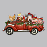 Christmas Truck With Farm Animals Long Sleeve Tee | Teevron