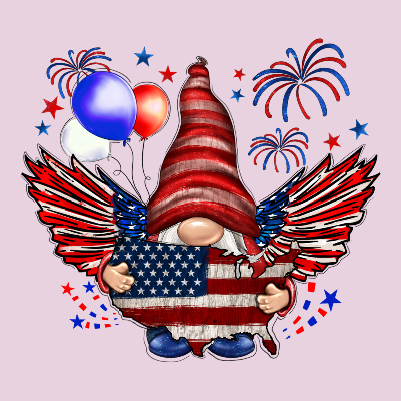 Gnome With 4th Of July Elements Ladies Tee by HowdyJamesFarm | Teevron