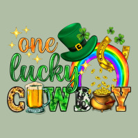 One Lucky Cowboy St. Patricks Day Urban Heavy Tee | Teevron
